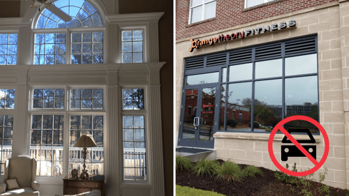 home window tinting and commercial window tinting projects