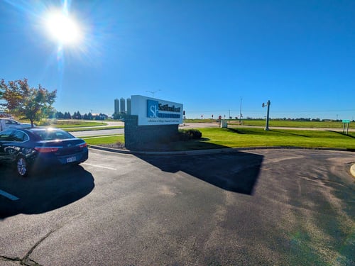 Wings Credit Union Windsor Branch Exterior Sign