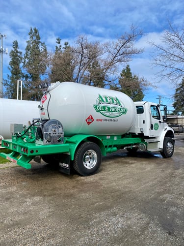 Alta Oil & Propane bobtail delivery truck