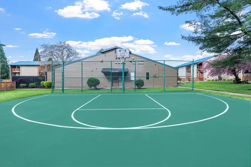 Basketball Court at East Wind Apartments in Gresham, OR