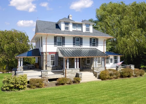 asphalt shingle and metal roof