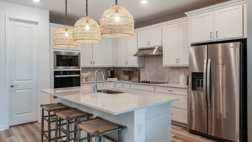 Interior of new home construction by Pulte Homes