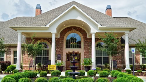 Lafayette Gardens Apartments Front Entrance to our apartments in Lafayette Louisiana - 1 bedroom apartments - 2 bedroom apartments - 3 bedroom apartments.  Corporate Housing - Student Housing