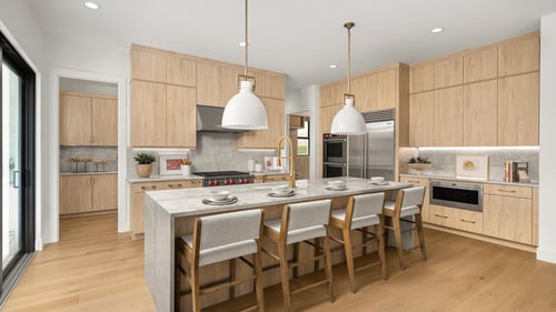 Beautiful kitchens with expansive walk-in pantries