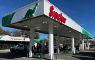 Sinclair Gas Station Fueling Island