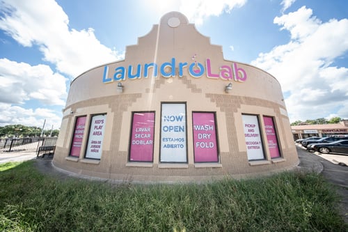 Beautiful new modern laundromat in Houston