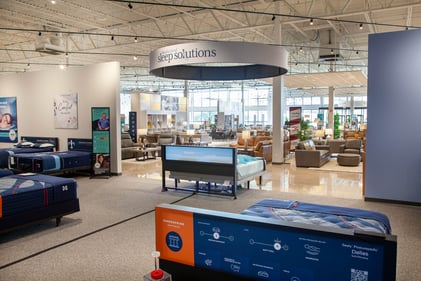 Bloomington Slumberland Furniture mattress section 2