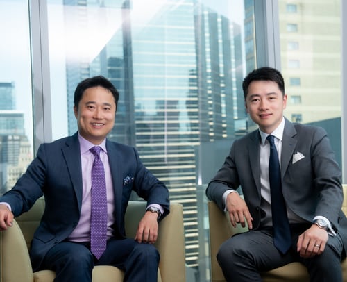 photo of Minzheng Yang and Reynold Wu