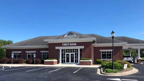 First Bank Morehead City branch exterior.