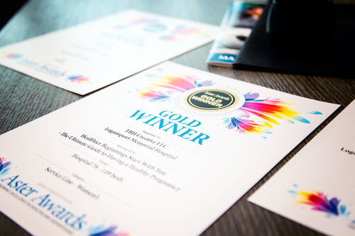 Aster Awards for excellence in healthcare marketing