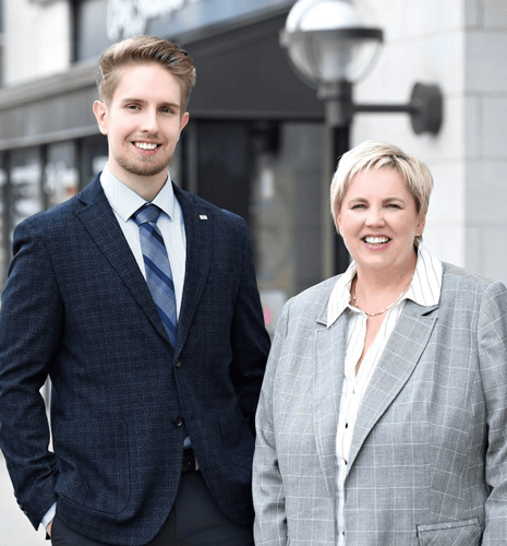 Photo of Caroline Chilvers and Charlie Grubb