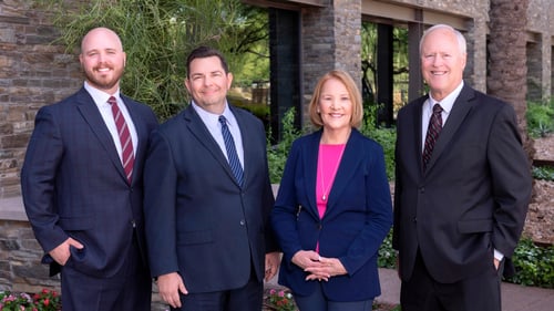 Ely, Gehring, Larson, Schein Wealth Management Team Photo