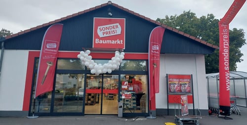 Außenansicht Sonderpreis Baumarkt, Mergentheimer Straße 39 in Giebelstadt