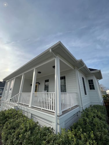 New Gutters on White House