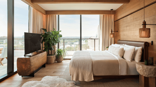 Lake Terrace Suite at 1 Hotel Austin