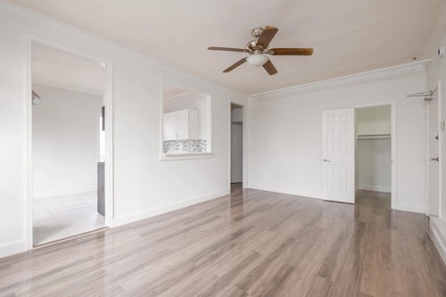 Living Room Layout at Mariposa Willows Apartments in Los Angeles, CA 90004