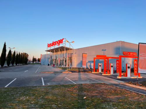 Devanture du magasin Boulanger Toulouse Colomiers