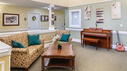 Brookdale Burlington Memory Care Sitting Area