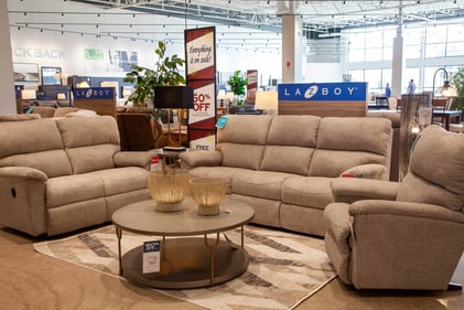 Bloomington Slumberland Furniture La-Z-Boy sofa set