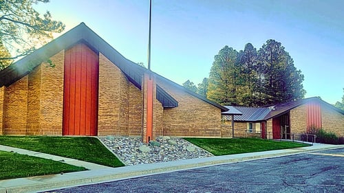 brown brick building
