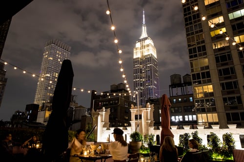 Empire state building view