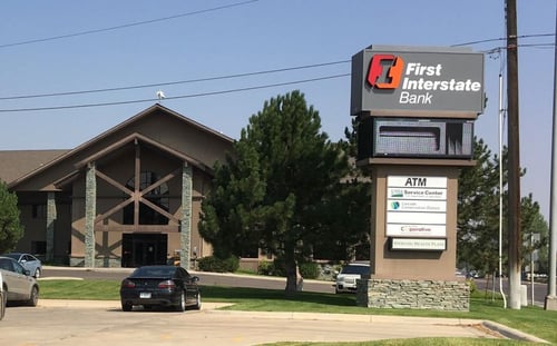 Exterior image of First Interstate Bank in Great Falls, Montana.