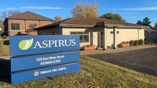 exterior photo of Aspirus Gilman Clinic in Gilman, WI