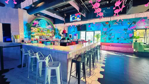 50 Shades of Rose restaurant and bar in old town Scottsdale