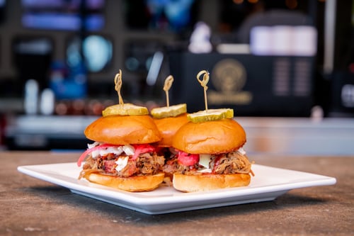 Pulled Pork Sliders in Mission Beach