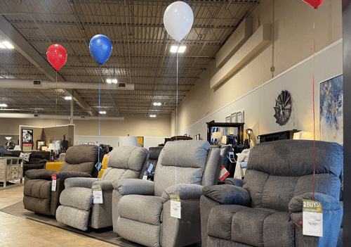 slumberland davenport home furniture store