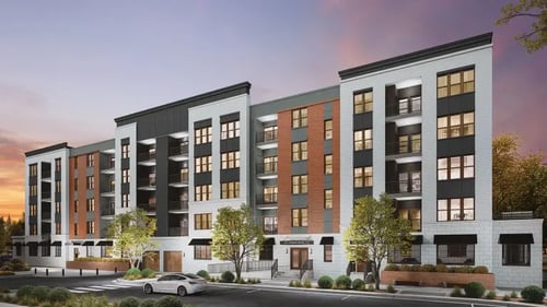 Exterior of a new construction home by Pulte Homes