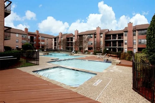Swimming pool at Brook Meadow Village in Austin, TX 78758
