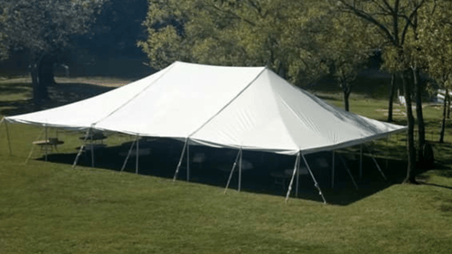 white large tent