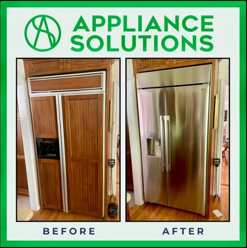 Appliance Solutions storefront entrance in Brighton, Michigan