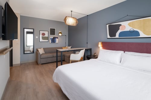 Our flexible suites are perfect for work, play and relaxing.