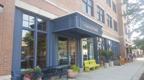 Cornerstone apartments front entrance