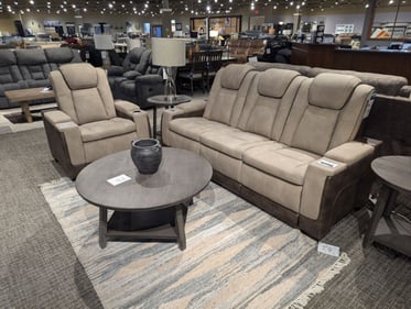Amery Slumberland Furniture power reclining sofa set