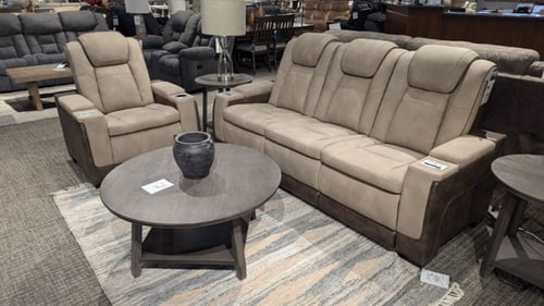 Amery Slumberland Furniture power reclining sofa set