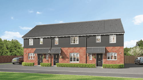 Orbit Homes at Trelawny Place in Felixstowe, Suffolk