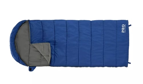 blue sleeping bag