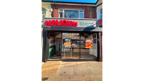Grays Papa John's Shop Front