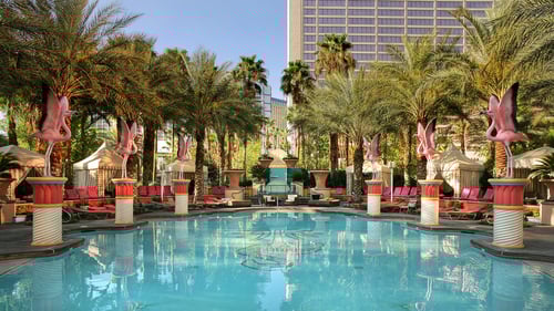 Family Pool at the Flamingo Las Vegas.