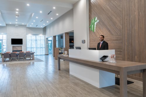 The Front Desk where expert and friendly staff are ready to help.