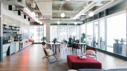 WeWork 1920 McKinney Ave - Coworking space interior view