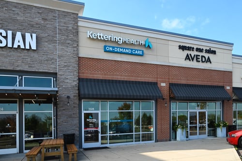 Entrance to Kettering Health On-Demand Care - Washington Twp