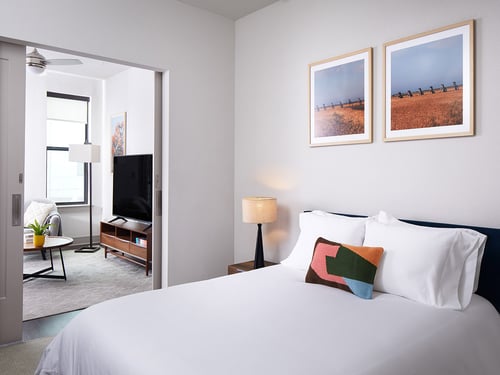 Spacious Bedroom at Sentral East Austin at 1630 E. 6th