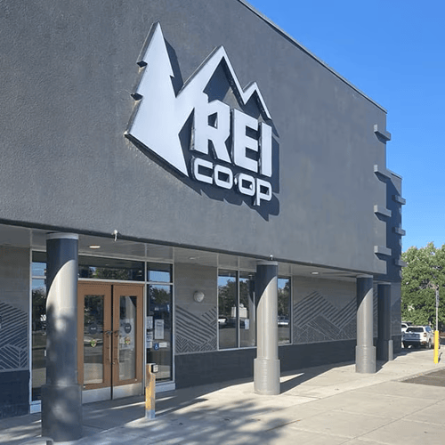 The front of the REI store in Grand Junction, Colorado