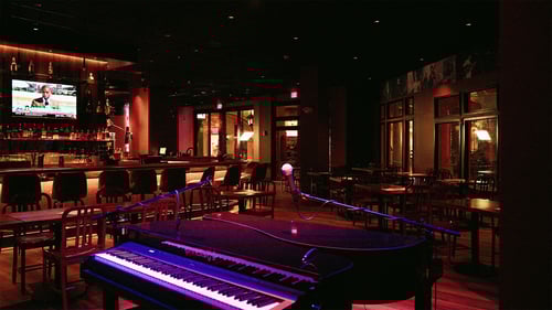 Piano at Gin Rickey’s in Tropicana Atlantic City.