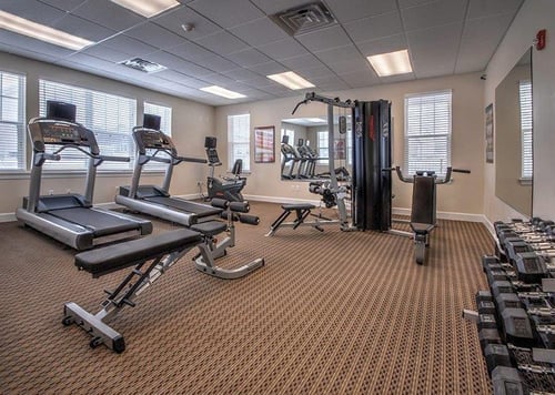Fitness Center at Townhomes at Pleasant Meadows, New York