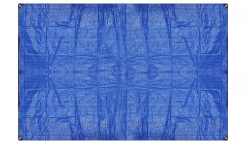 blue tarpaulin